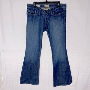 Vintage Y2K William Rast Med Wash Low Rise Flare Leg Jeans 31
